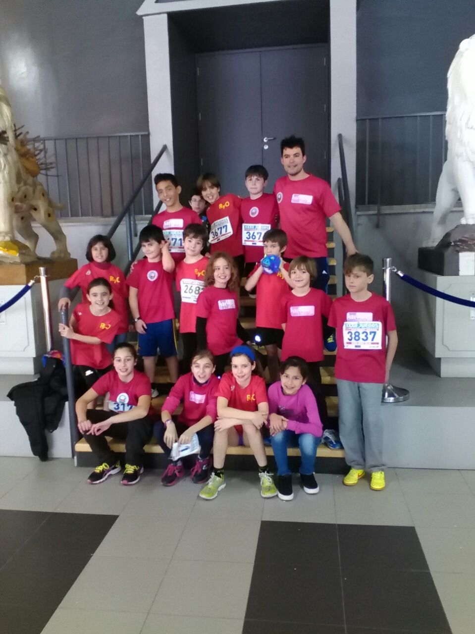 Equipo de atletismo del colegio
